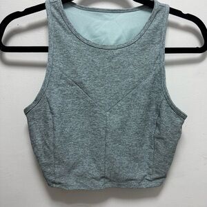NWOT Blue Cropped Workout Top
